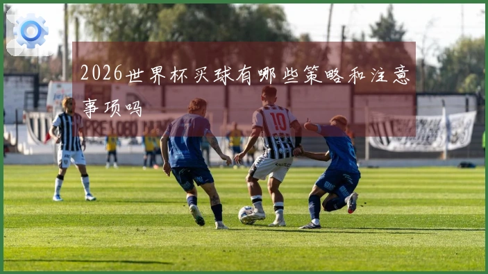2026世界杯买球有哪些策略和注意事项吗
